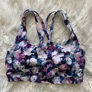 Lululemon Energy Bra Women’s Size 6 Utopia Multi Floral Print